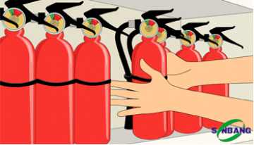 Mua bình chữa cháy để ở đâu an toàn mà dễ lấy?